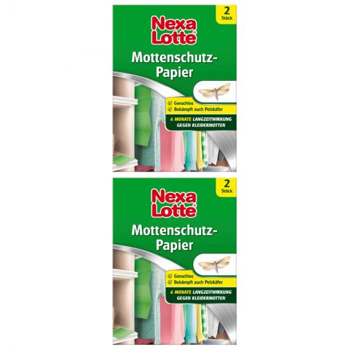 2 x Nexa Lotte Mottenschutzpapier 2er Schachtel