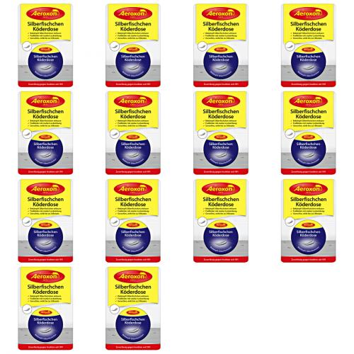 14 x Aeroxon Silberfischenchen Kderdose 1er Dose