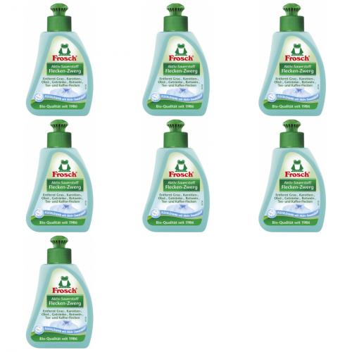 7 x Frosch Aktiv-Sauerstoff Flecken-Zwerg 75ml