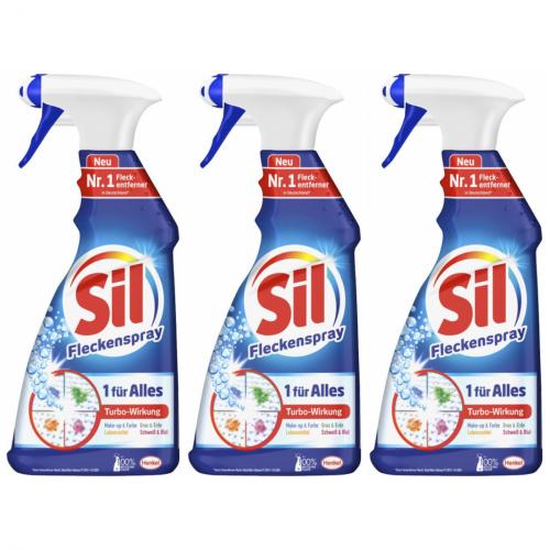 3 x sil Fleckenspray 1 fr Alles 500ml