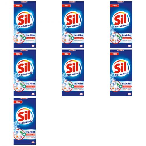7 x sil Fleckensalz 1 fr Alles 500g