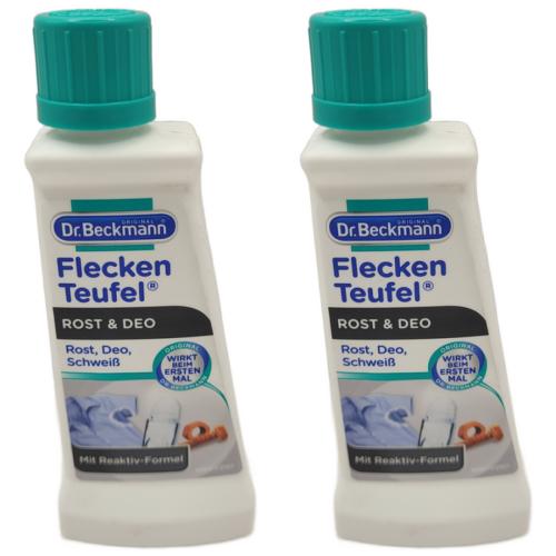 2 x Dr. Beckmann Fleckenteufel rost 50ml Flasche