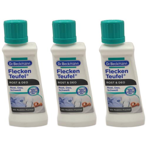 3 x Dr. Beckmann Fleckenteufel rost 50ml Flasche