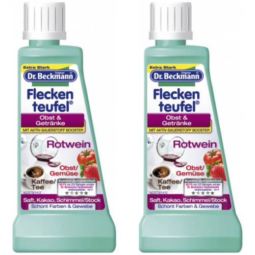 2 x Dr. Beckmann Fleckenteufel Obst / Getrnke 50g