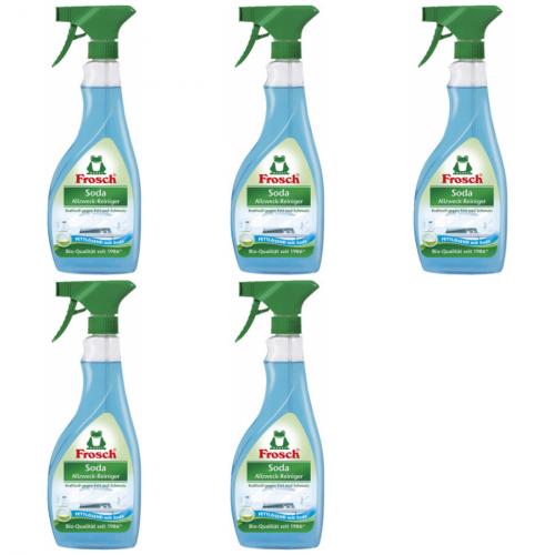 5 x Frosch Soda Allzweckreiniger 500ml Flasche