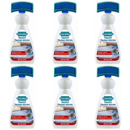 6 x Dr.Beckmann Teppich Flecken-Brste 650ml