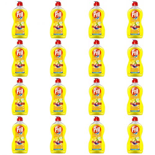 16 x Pril Zitrone Selbstaktive Fettlösekraft 450ml Flasche