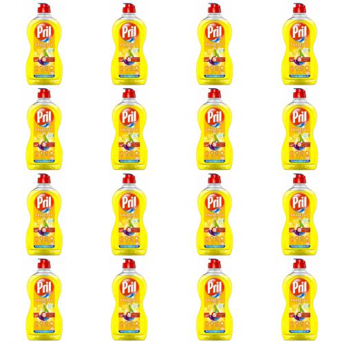 16 x Pril Zitrone Selbstaktive Fettlsekraft 450ml Flasche