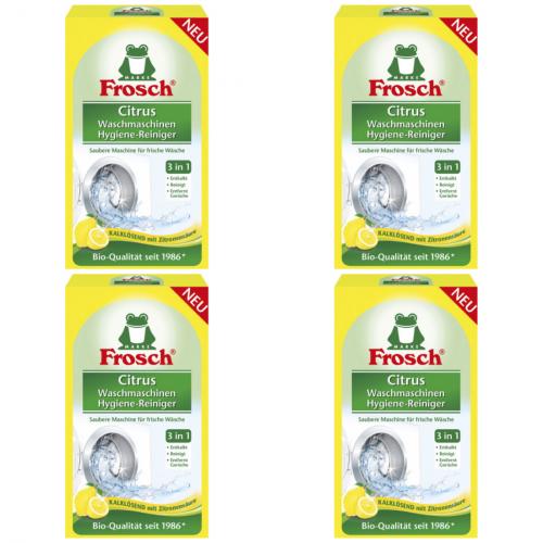 4 x Frosch Waschmaschinen Hygiene-Reiniger 250g