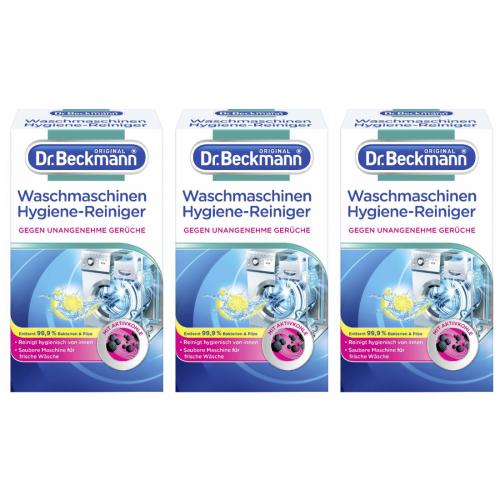 3 x Dr.Beckmann Wasmaschinen Hygienereiniger 250g