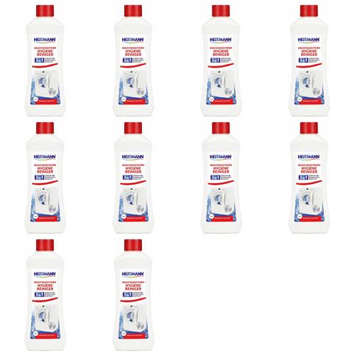 10 x Heitmann Waschmaschinenreiniger 250ml Flasche