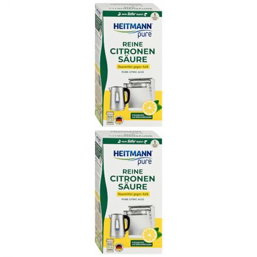 2 x Heitmann reine Citronensure 350g Karton