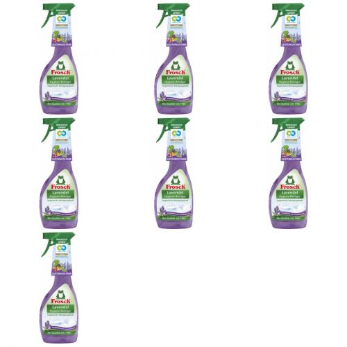 7 x Frosch Lavendel Hygiene Reinigungs Flasche 500ml