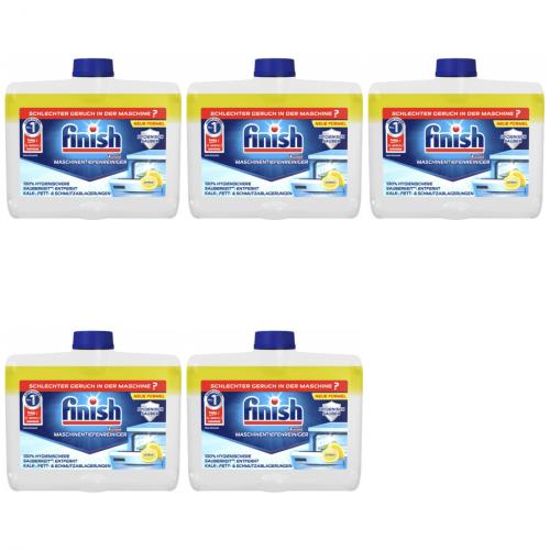 5 x Finish Maschinentiefenreiniger Splmaschinenreiniger Citrus 250ml