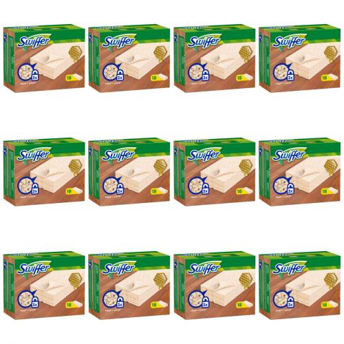 12 x Swiffer Parkett Tuch Nachfller 18er
