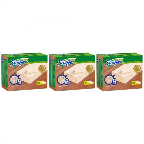 3 x Swiffer Parkett Tuch Nachfller 18er