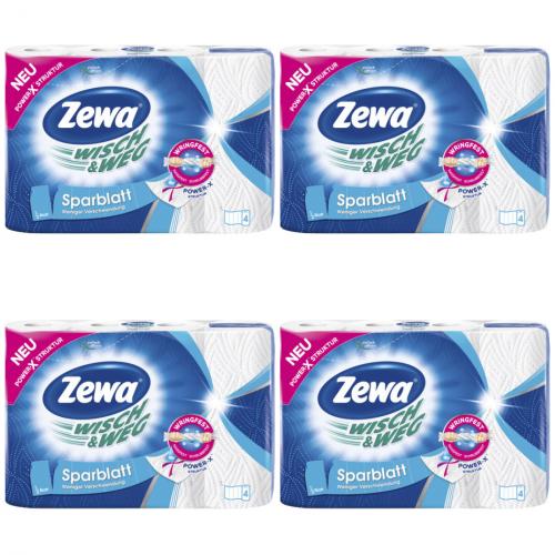 4 x zewa w + w sparblatt 4x74er