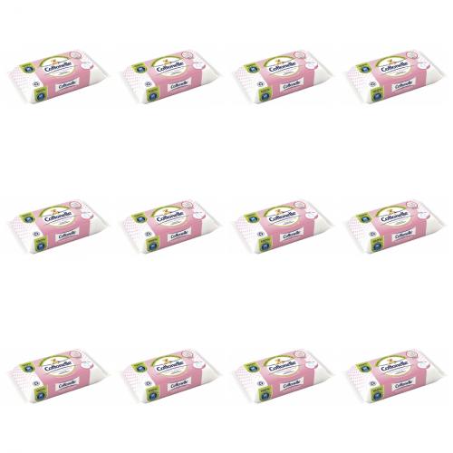 12 x Cottonelle feuchtes Toilettenpapier Sensitive Nachfueller 42er Pack