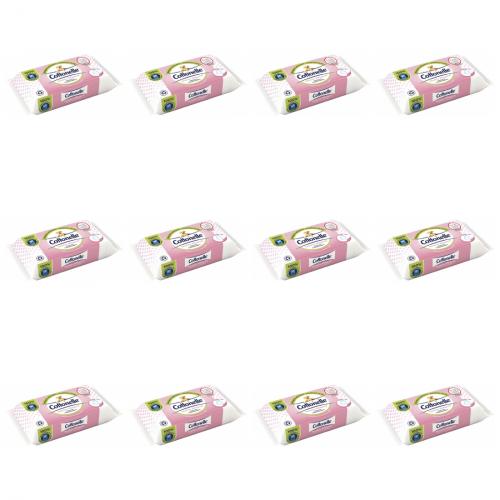 12 x Cottonelle feuchtes Toilettenpapier Sensitive Nachfueller 42er Pack