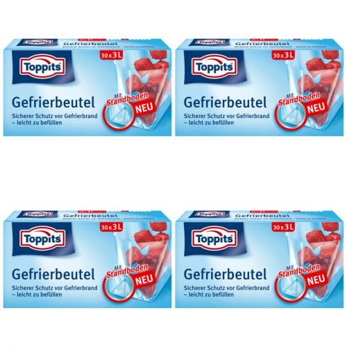 4 x Gefrierbeutel Normal 3L