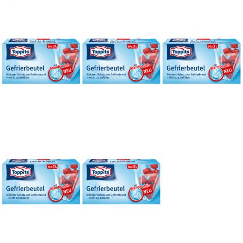 5 x Gefrierbeutel Normal 3L