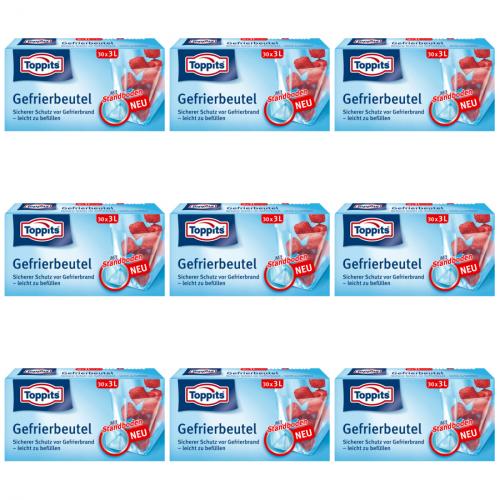 9 x Gefrierbeutel Normal 3L
