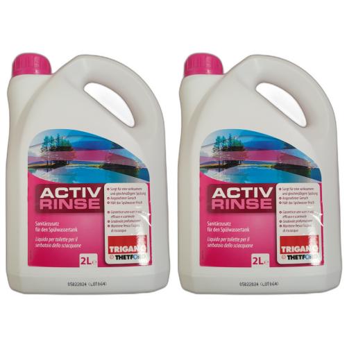 2 x TRIGANO by THETFORD Sanitaerzusatz ACTIV RINSE 2 Liter