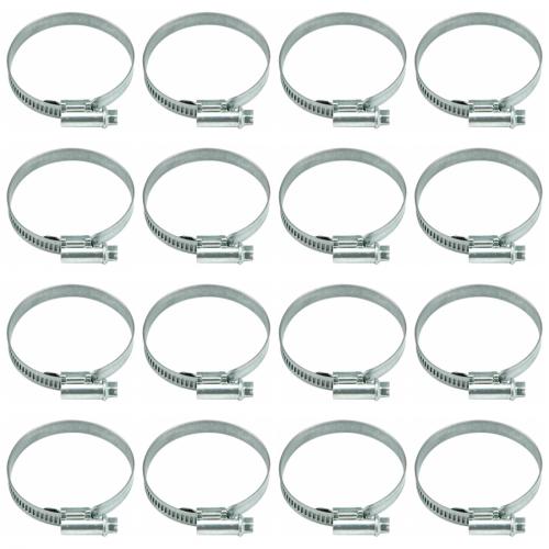 50 x Bandschneckenklemme 10-16 rostfrei