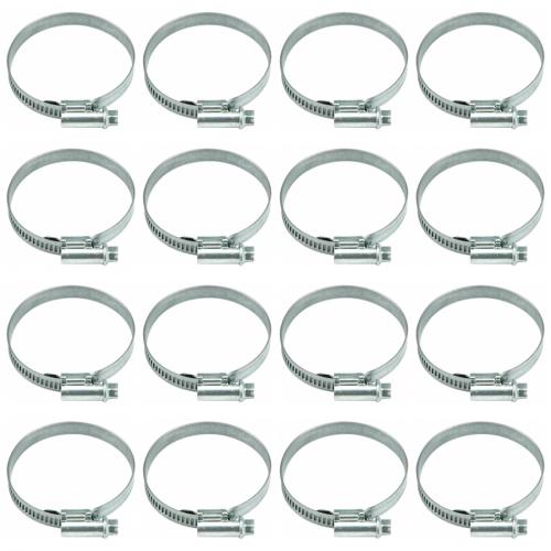 100 x Bandschneckenklemme 10-16 rostfrei