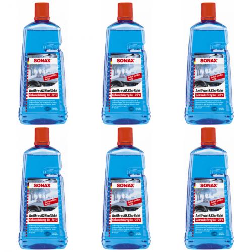 6 x Sonax Antifrost und Klarsicht 2L