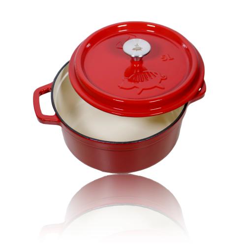 Grillschweine Dutch Oven emailliert - Gre: 5L