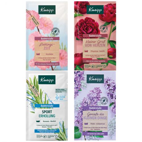 12 x Kneipp Badekristalle 60g - Auswahl: Lieblingszeit