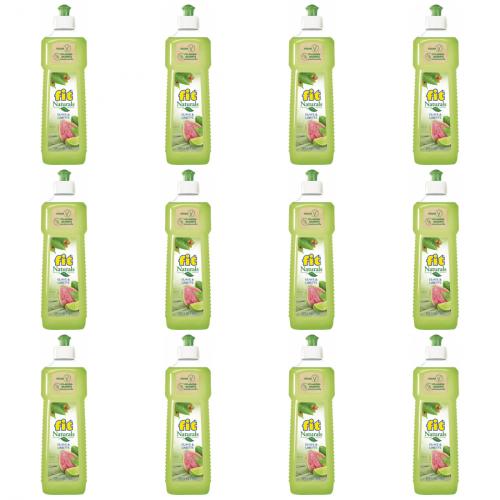 12 x fit Spülmittel Guave-Limette 500ml Flasche vegan
