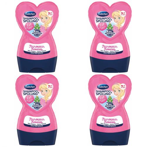 4 x Bbchen Shampoo&Splung 230ml Prinzessin Rosalea