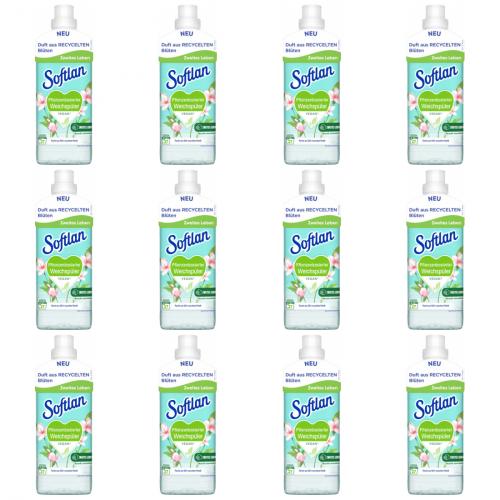 12 x Softlan jasminblte 27 Waschladungen, 650ml Flasch