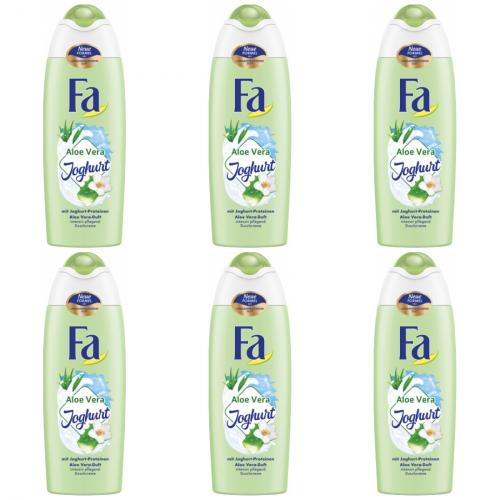 6 x Fa Duschgel Aloe Vera Yoghurt Duschcreme 250ml