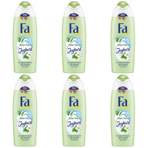 6 x Fa Duschgel Aloe Vera Yoghurt Duschcreme 250ml