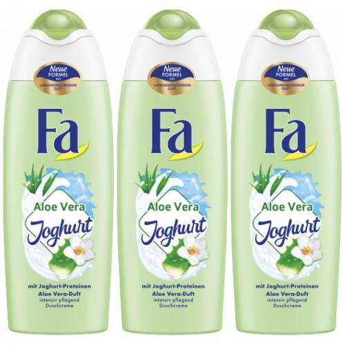 3 x Fa Duschgel Aloe Vera Yoghurt Duschcreme 250ml