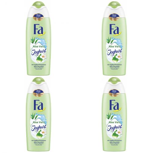 4 x Fa Duschgel Aloe Vera Yoghurt Duschcreme 250ml