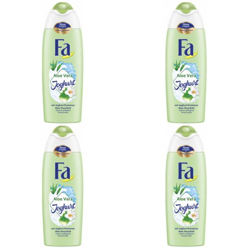 4 x Fa Duschgel Aloe Vera Yoghurt Duschcreme 250ml