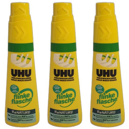 3 x Uhu flinke Flasche 100g