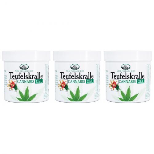 3 x Teufelskralle Cannabis Gel 250ml - PH