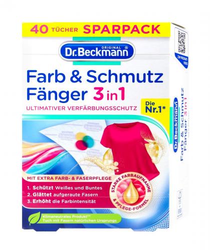 Dr. Beckmann Farb- & Schmutzfnger 3in1 40 Stck