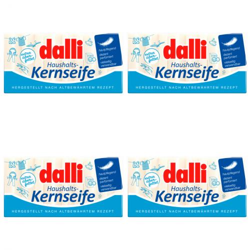 4 x 3er Set Dalli Haushaltskernseife 1200g