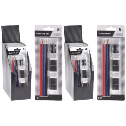 2 x Schreibwaren Set 6-teilig