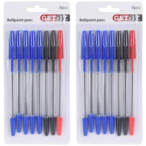 2 x  Kugelschreiber 8er Set