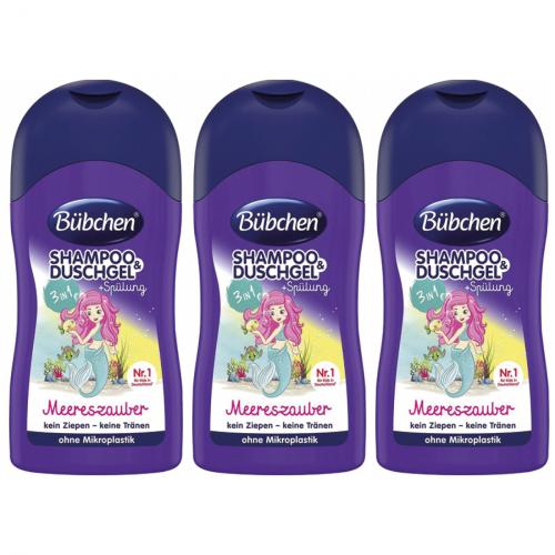 3 x Bbchen Shampoo & Duschgel 50ml Meereszauber