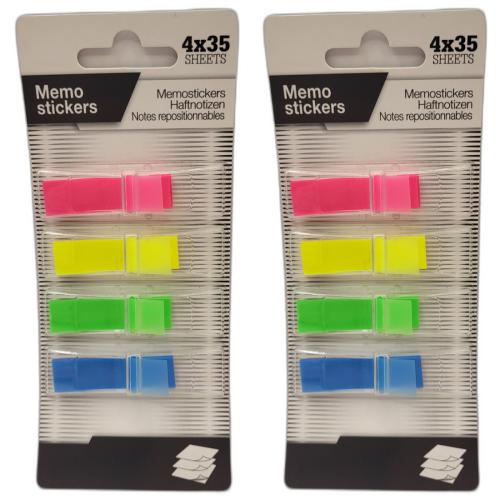 2 x  Haftstreifen Page Marker (4 Farben je 35 Stck)