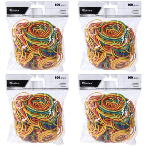 4 x Gummibnder 100g mehrfarbig