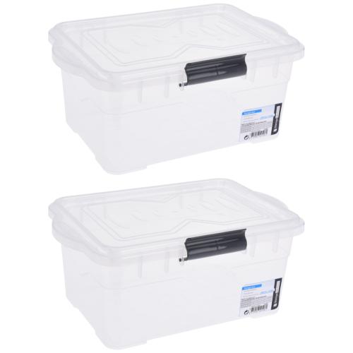 2 x Aufbewahrungsbox 5 Liter Vorratsdose mit Deckel